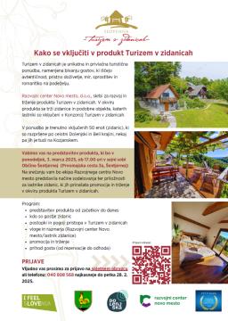 Predstavitev Turizem v zidanicah Občina Šentjernej
